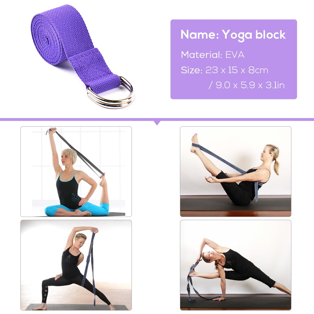 yoga belts and blocks