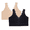 Sand / Black Hue, variant on Fruit of the Loom Women’s Back Smoothing Full Coverage Wireless Bralette, 2-Pack, Style FT842A