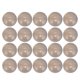 thumbnail image 2 of Ágata Gris Redonda, 20 Piezas De Cabujones Pulidos Para Collar ZAQW Cabochon Stone, 2 of 8