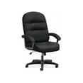 thumbnail image 3 of HON Pillow-Soft High-Back Chair - Fabric Black, Plush, Memory Foam Seat - Fiber Black, Fabric Back - 26.3" Width x 29.8", 3 of 6
