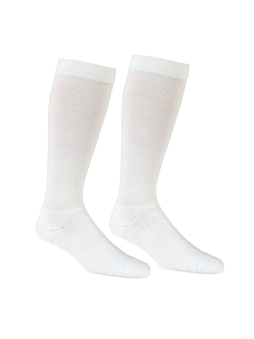 Unisex Adult Firm Compression Knee High Support Socks White Small
