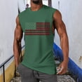 thumbnail image 2 of HCNTES Shirt for Men Undershirt Tank top Sleeveless Tummy Control Shapewear Vest Men(Green,XL), 2 of 4