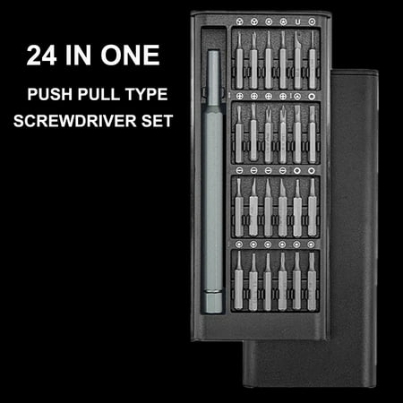 

Mittory Gift for Women Men Household Multifunction Screwdriver Set 24 In 1 Screwdriver Set Repair Tool Kit