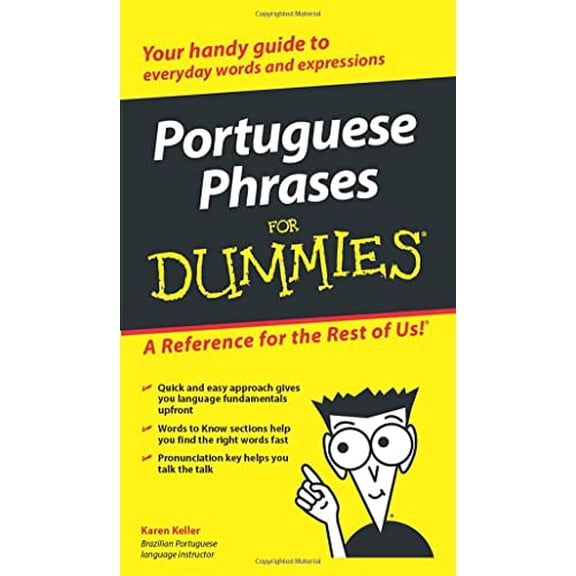 Pre-Owned Portuguese Phrases For Dummies, 9780470037508, 0470037504, Paperback, 1 edition