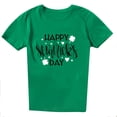 thumbnail image 5 of Luxalzxs Summer Tops for Women Trendy Casual Round Neck St. Patrick's Day Printed T-Shirt Loose Short Sleeve Tops Blouse, 5 of 5