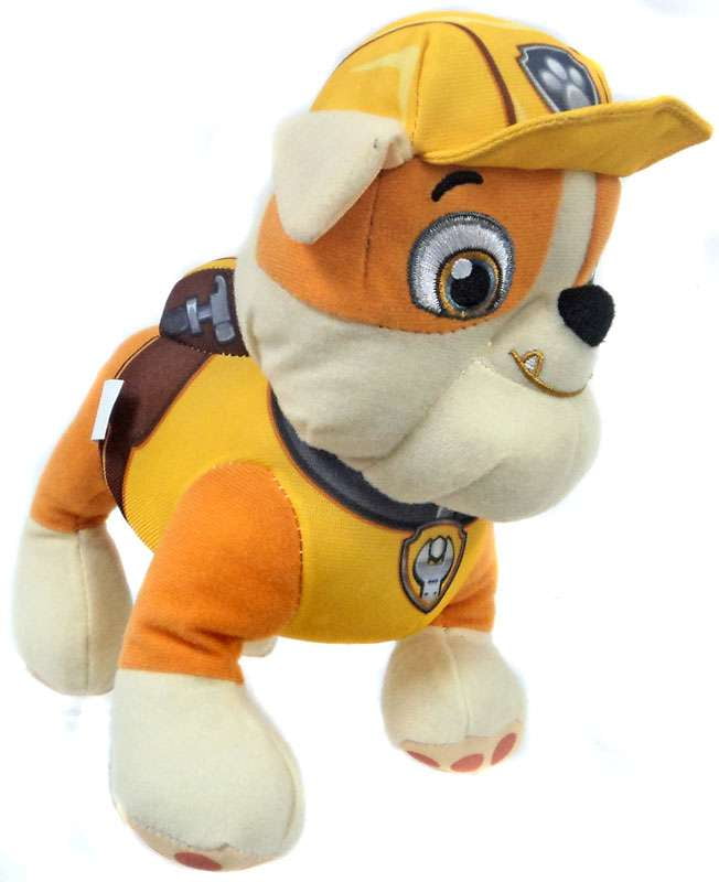 rubble paw patrol plush
