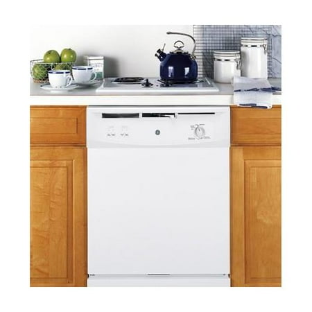 GE SPACEMAKER UNDER-THE-SINK 24-INCH DISHWASHER WITH TOUCHPAD CONTROLS, WHITE, 5 CYCLES / 2 OPTIONS