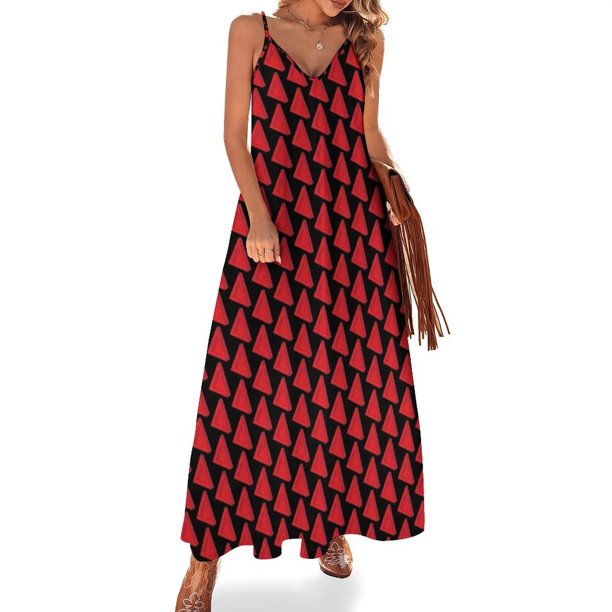 Vestido sin mangas de triángulo 3D, vestidos de noche de lujo , ropa de verano para mujer, vestido elegante