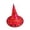 Red 08#, variant on Halloween Shiny Glitter Satin Pointed Witch Hat with Wide Brim, Wizard Costume Accessory, Eye-catching Headwear for Halloween Party, Holiday Dress Up & Celebrations Orange