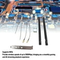 thumbnail image 4 of Wireless AX201NGW WiFi Card M.2 Interface 2.4Ghz 5Ghz 3000Mbps WiFi 6 Wireless Card for Win10 11, 4 of 7