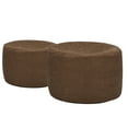 thumbnail image 1 of 2PCS Round Outdoor Bean Bag Chair, Foldable Ottoman Bean Bag Footstools Foot Rest Stool EPS Particle Filling Memory Foam Ottoman Bench Foot Rest Stool Seat,size 13.77X7.87 inch, 1 of 8