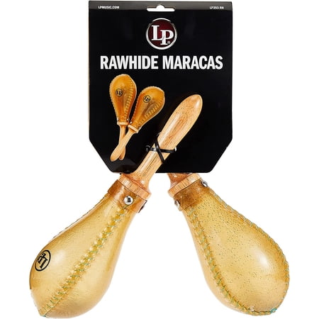 Latin Percussion LP393-RH Salsa Rawhide Maracas Nat'Rl