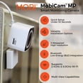 thumbnail image 2 of Cámara MOBI MobiCam MP Smart de 3 megapíxeles con audio bidireccional, configuración rápida de 30 segundos, Wi-Fi de doble banda (2,4 y 5,0 GHz) y conectividad BLE, 2 of 4