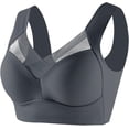 thumbnail image 1 of Sujetr corrector de postura para mujeres mayores, brasier inalámbrico push-up de talla grande, alis de espalda, 1 of 3
