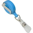 thumbnail image 2 of 5 Pack - Premium Bright Neon Retractable Badge Reels with Belt Clip - Super Cute Baby Blue I'd Zip Clips for Nurses (Light Blue), 2 of 4