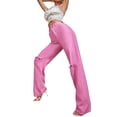thumbnail image 6 of SAYOO Women's Straight Jeans Ripped High Waist Casual Versatile Full-Length Pants, Pink, 6 of 8