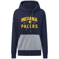 thumbnail image 2 of Women's Levelwear Navy Indiana Pacers Bonfire Pullover Hoodie, 2 of 3