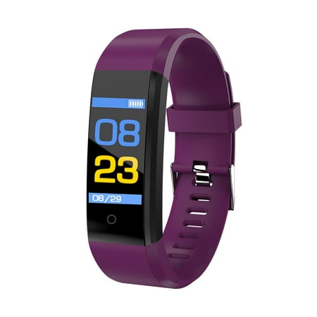- Smart Bracelet Fitness Tracker 0.96in TFT Display Screen Heart Rate Monitor Sleep Monitoring Call Reminder Smart Band Sport Pedometer Wristband Watch for Android IOS