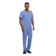 thumbnail image 6 of Healing Hands Blue Label Men's James 1-Pocket Scrub Top, 6 of 6
