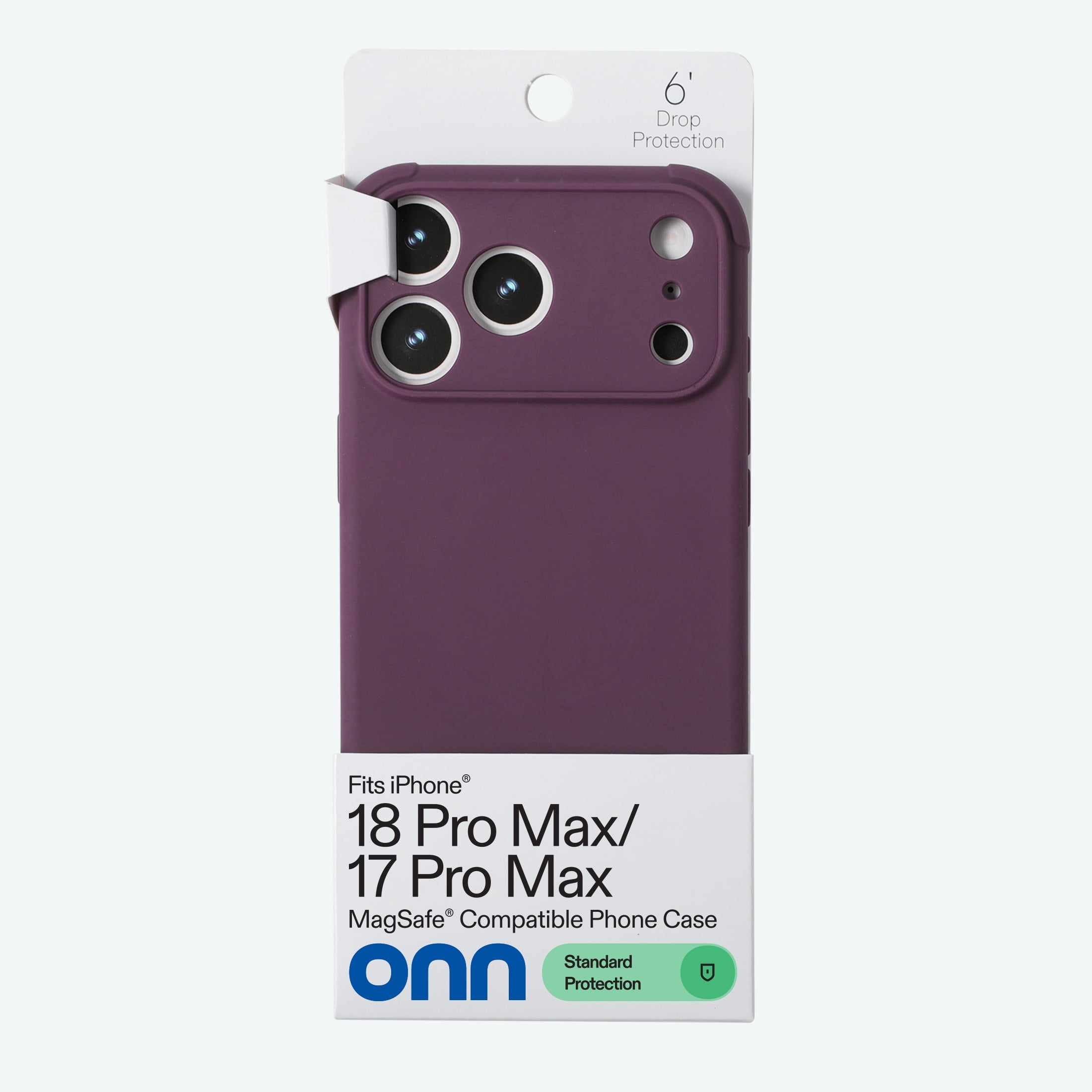 onn iPhone 18 Pro Max and iPhone 17 Pro Max Phone Case with MagSafe, Blackberry