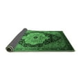 thumbnail image 2 of Ahgly Company Indoor Square Oriental Emerald Green Industrial Area Rugs, 7' Square, 2 of 4