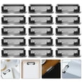 thumbnail image 2 of Miangastore 18pcs Practical File Paper Document Clip Metal Binder Clipboard Accessory Binder Folder Clip, 2 of 8