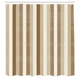 thumbnail image 3 of Ambesonne Retro Shower Curtain, Classical Stripes Art Vintage, 69"Wx75"L, Umber White, 3 of 3
