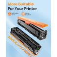 thumbnail image 2 of Cartuchos de tóner E-Z Ink 414X compatibles con HP Color Laserjet, 2 of 9