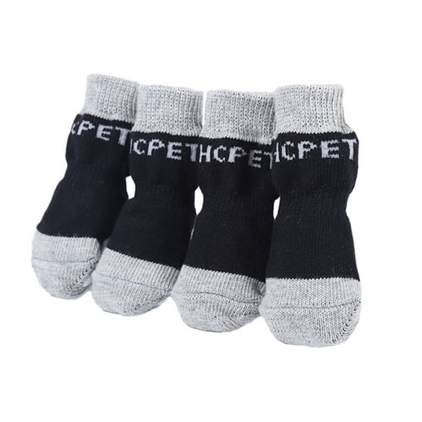 4 Uds calcetines de algodón calcetines antideslizantes para mascotas cubierta de pie transpirable pantalones de moda Hugtrwg Para estrenar