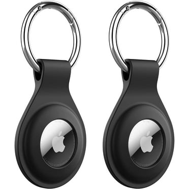 JETech Silicone Case for AirTag 2021 with Keychain, Protective Air Tag Holder, Portable Keyring Cover, Easy
