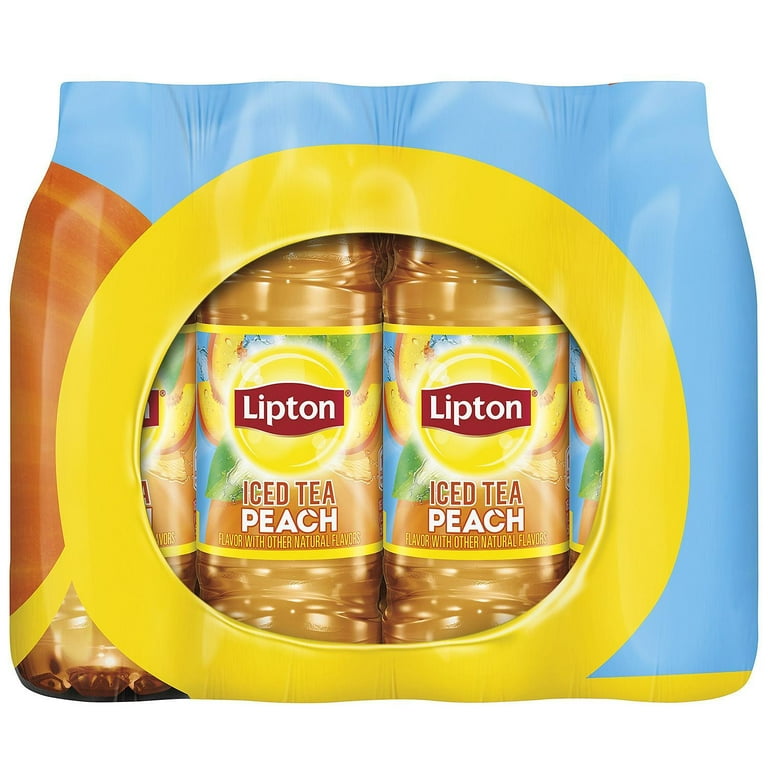 Lipton Peach Iced Tea, 16.9 oz Bottles, 24 Pack, Refreshing