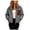 Grey, variant on vigerkar Faux Shearling Jacket Women Casual Zip Up Warm Fall Winter Shacket, Cozy Outerwear for Cold Weather (Grey, XXL)