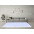 thumbnail image 3 of Ahgly Company Indoor Square Solid Blue Modern Area Rugs, 7' Square, 3 of 4