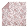 thumbnail image 4 of Modern Heirloom Garden Toile Red 3-Piece Reversible Quilt Set, King, 4 of 7