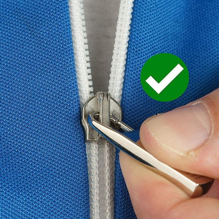Zipper Pull Replacement Zipper Pulls Tab Luggage Zippers Pull Extension  Easy Use Backpack Zippers Extender Handle Mend Fixer Repair for  Suitcase,Silver 