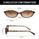 thumbnail image 4 of Gafas de sol GUVIVI Retro Ovaladas para mujer con protección UV400, 4 of 9