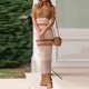 thumbnail image 2 of Costura Vestido largo Cintura alta Mujer Estilo sexy Traje de vacaciones Estiramiento medio FLhrweasw Nuevo, 2 of 9