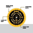 thumbnail image 2 of Hoja de sierra DEWALT DW3218PT 80T 25,4 cm ATB de corte transversal, 2 of 8