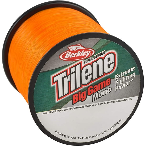 Berkley Trilene Big Game Monofilament Fishing Line, Blaze Orange