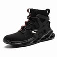 thumbnail image 1 of Botas de trabajo con punta de acero indestructibles para hombre, botas para exteriores, zapatos militares de seguridad, 1 of 5