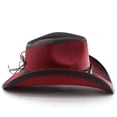 thumbnail image 5 of SRZYMJ Cowboy Hat,Cowgirl Hat,Western Cowboy Hats for Women/Mens/Straw Wide with Shapeable Brim Cowboy Hat for Womens, 5 of 7