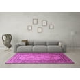 thumbnail image 3 of Ahgly Company Indoor Rectangle Persian Purple Traditional Area Rugs, 5' x 7', 3 of 4