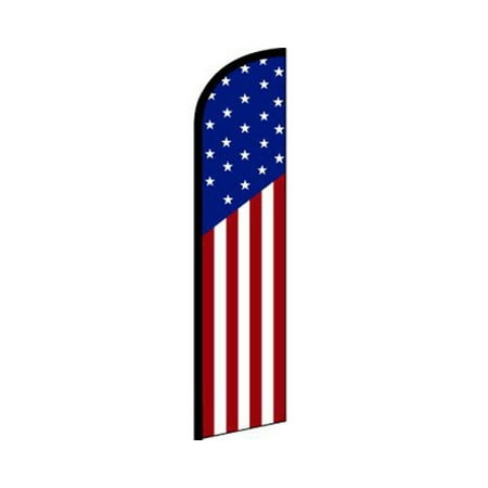 Usa Classic Rwb Windless Banner Advertising Marketing Flag