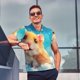 thumbnail image 4 of Fotbe Cloud Cute Hamster Camiseta Polo de Golf para Hombre con Estampado – Camisa Deportiva Transpirable con Cuello Abotonado-Medium, 4 of 6