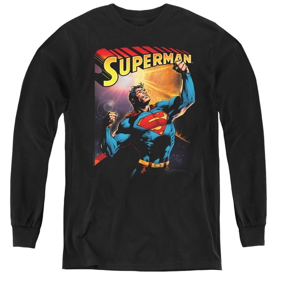 Superman - Victory - Youth Long Sleeve Shirt - Medium