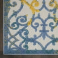 thumbnail image 4 of Nourison Aloha Indoor/Outdoor Ivory Blue 9'6" x 13' Area Rug, (10x13), 4 of 9