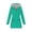 Green, variant on Women Solid Stripe Mid-Length Waterproof Sun Protective Outdoor Sports Rain Jacket, Windproof Hooded for Casual and Active Use,Khaki XL