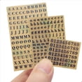 thumbnail image 3 of 30 Hojas Etiquetas Engomadas PequeñAs de 0,12 Pulgadas con NúMeros del Alfabeto Etiquetas Engomadas Autoadhesivas de AleacióN con Purpurina Letras Doradas/Plateadas (3Mm), 3 of 5