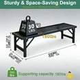 No Assembly Heavy Duty Iron Plant Shelf, Rustproof Single Tier Plant ...