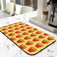 thumbnail image 2 of American Food Dish Drying Mat, Hamburger Burger Sandwich Fast Food Absorbent Kitchen Mat, 2 of 6